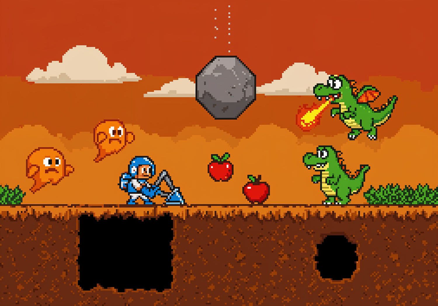 Ilustracja w kategorii ATARI 2600 (Atari) - Retro Gaming