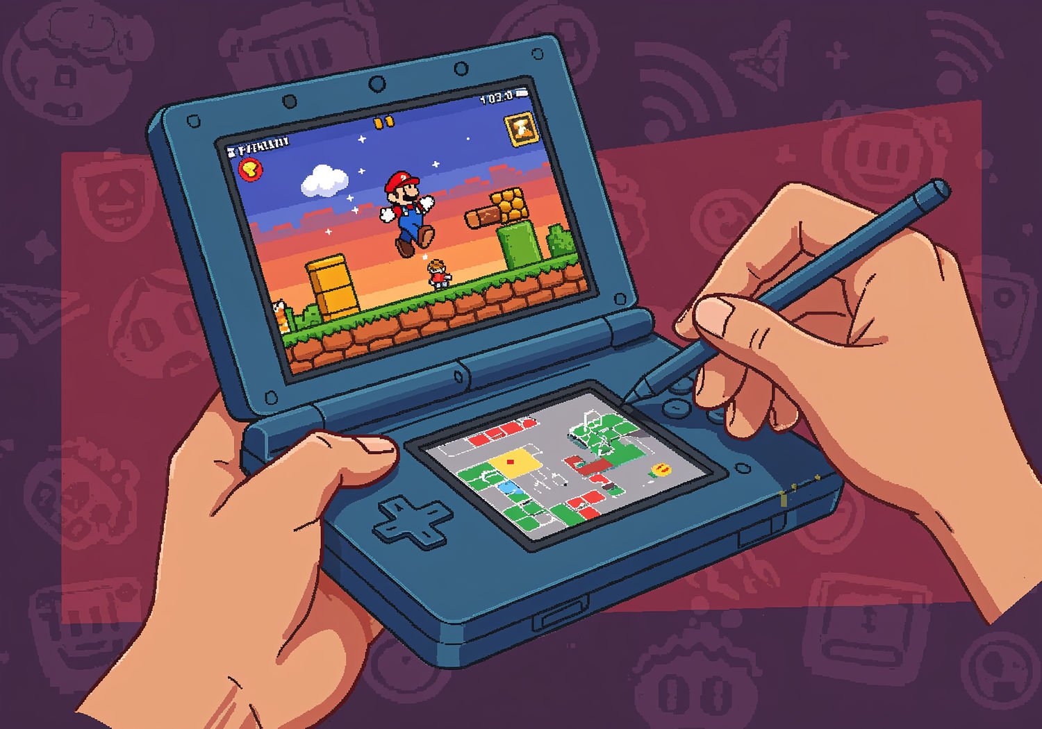 Ilustracja w kategorii Retro Gry - Retro Konsole