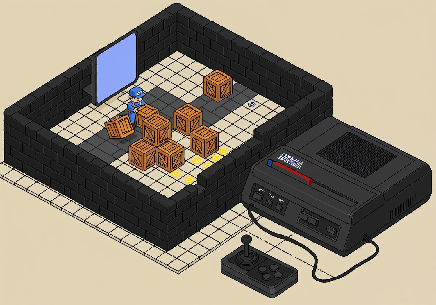 Ilustracja w kategorii SG1000 (Sega) - Retro Gaming