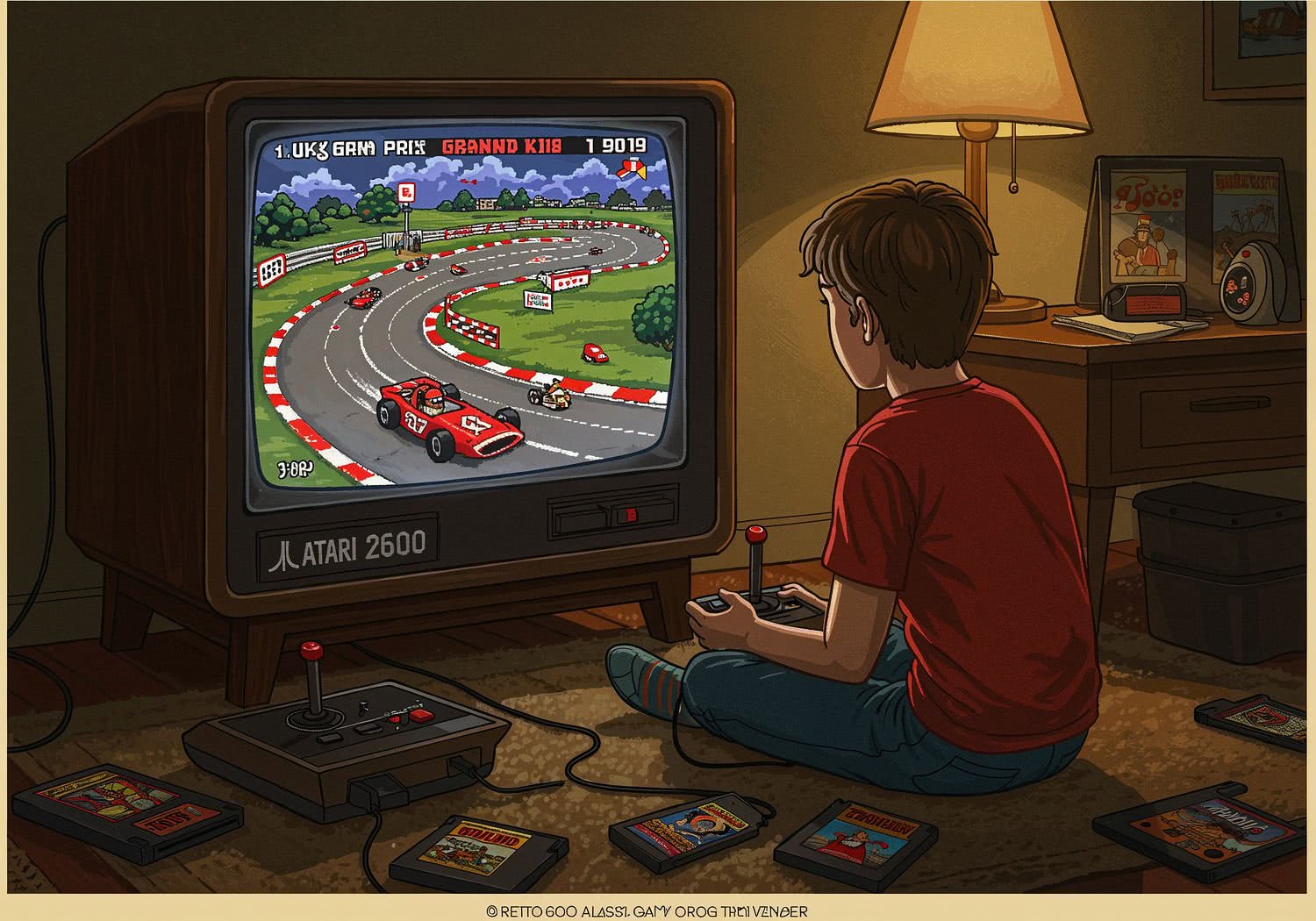 Ilustracja w kategorii ATARI 2600 (Atari) - Retro Gaming