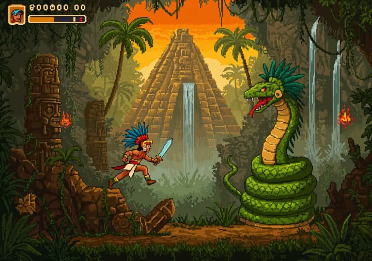 Aztec Adventure – MASTER SYSTEM (Sega) – przygodowa perełka z lat 80. pełna azteckich tajemnic