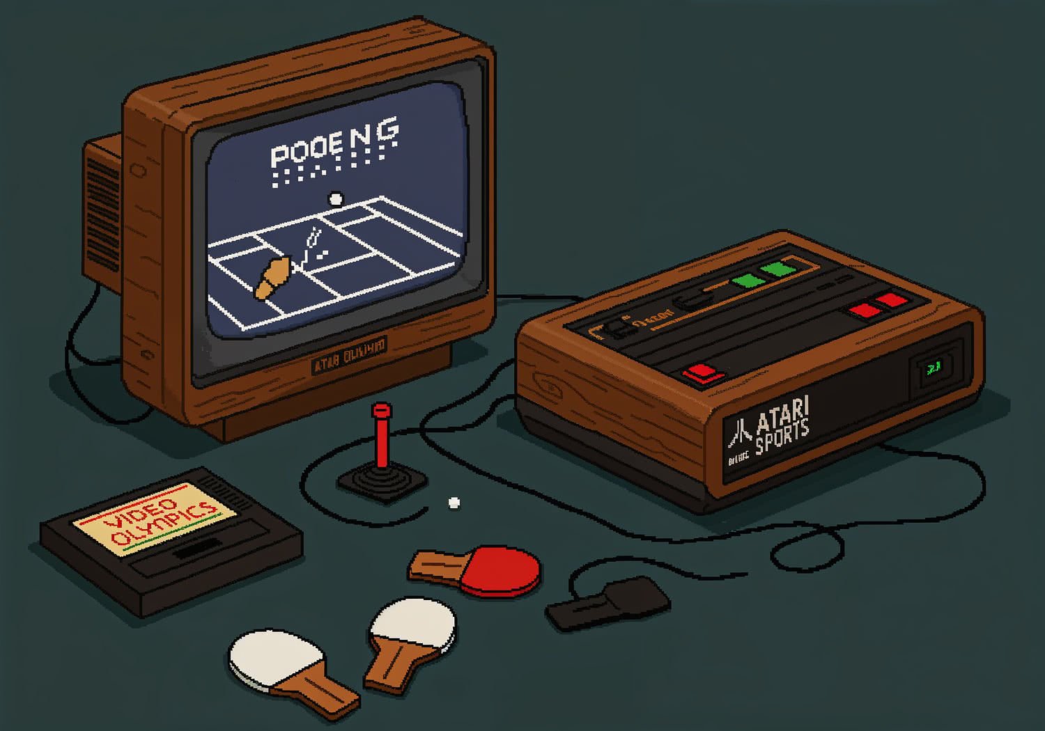 Ilustracja w kategorii ATARI 2600 (Atari) - Retro Gaming