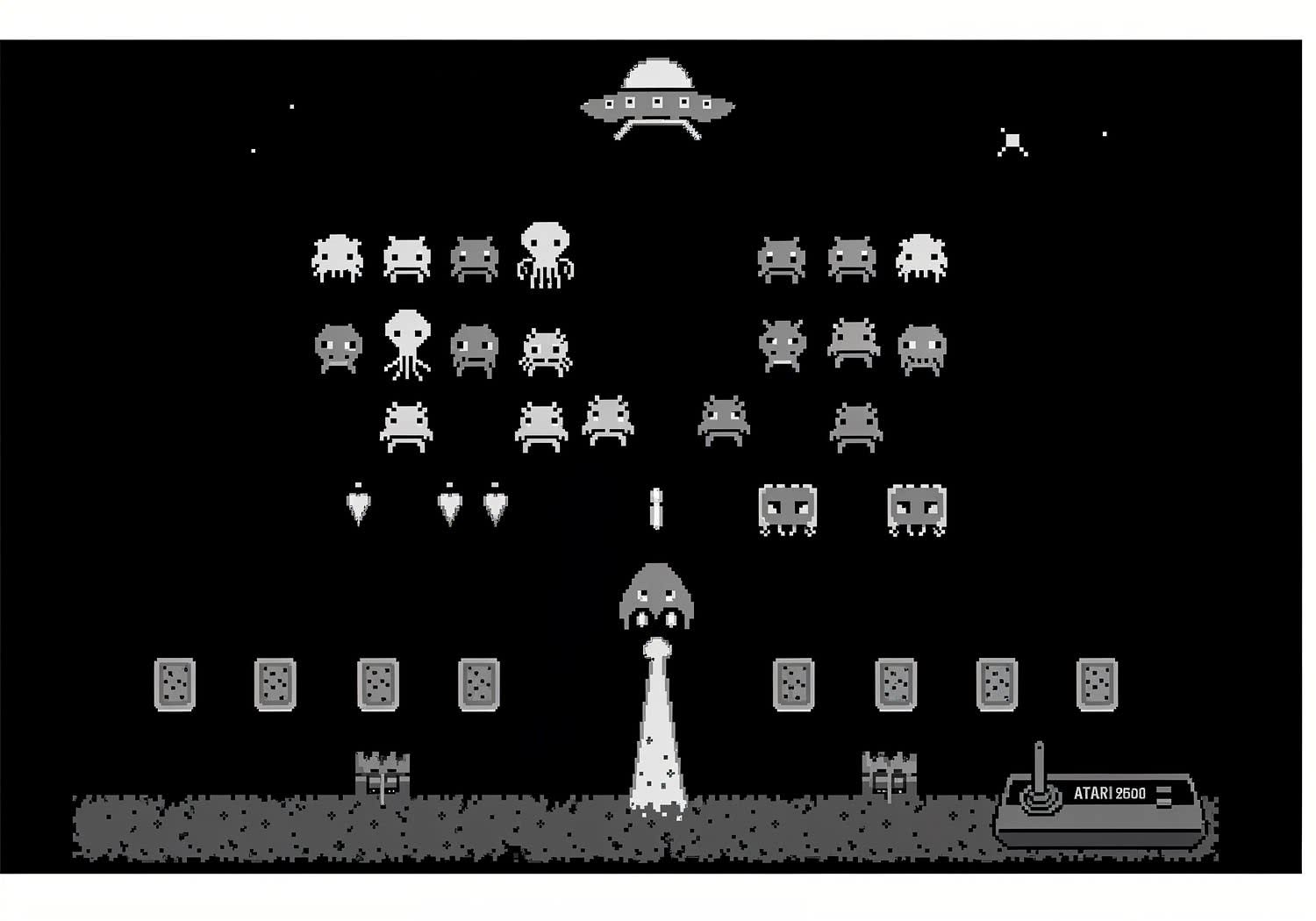 Ilustracja w kategorii ATARI 2600 (Atari) - Retro Gaming