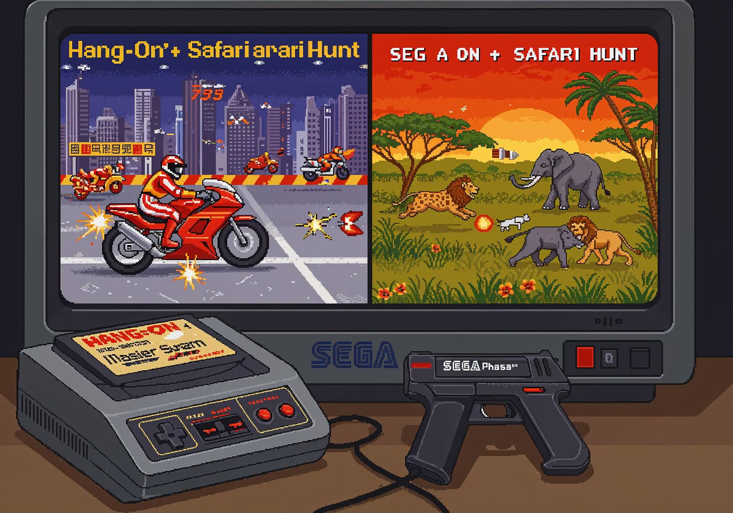 Fanart MASTER SYSTEM (Sega) - Retro Gry