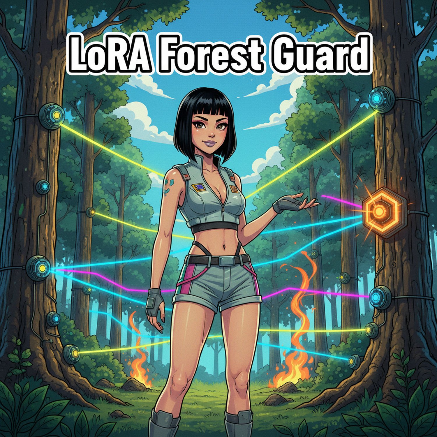 Ilustracja poglądowa do artykułu w kategorii Komunikacja LoRa - 433 MHz / 868 MHz / 915 MHz